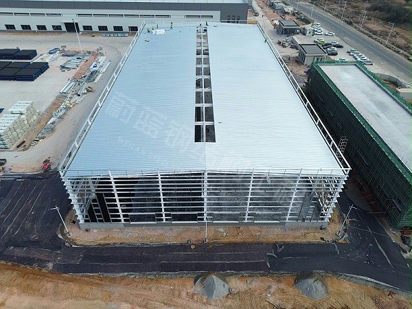蔚蓝钢结构丨福建中财管道钢结构厂房建造案例