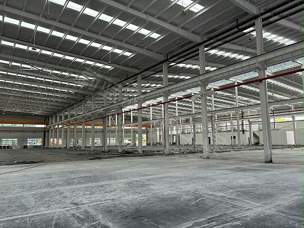 蔚蓝钢结构丨福建中财管道钢结构厂房建造案例