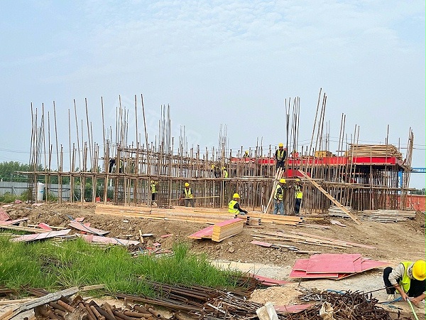 蔚蓝钢结构丨信阳威士清钢结构厂房建造案例 蔚蓝钢结构丨信阳威士清钢结构厂房建造案例