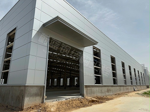 蔚蓝钢结构丨河南超人帮钢结构厂房建造案例